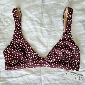 Wanderlust: Mocha Polka Dot Top